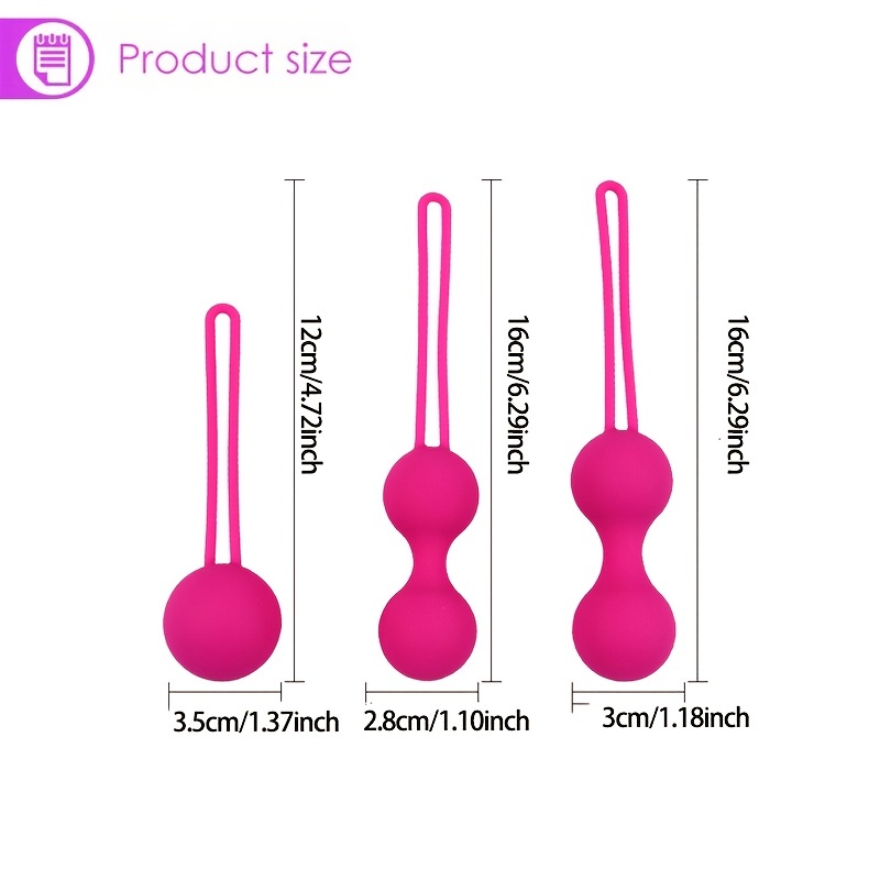 Silicone Kegel Vagina Balls for Pelvic Floor Muscles Strengthening
