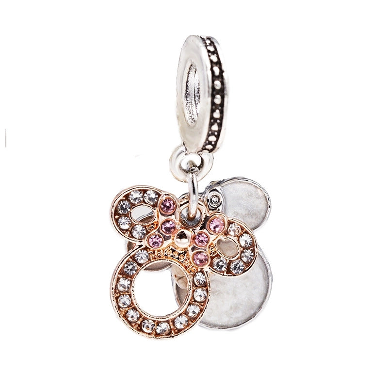 20 Pieces Zinc Alloy Starfish Paw Print Heart Shape Pendant Jewelry Accessories