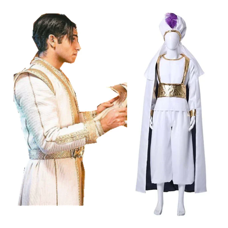 2019 Aladdin Prince Cosplay Costume Halloween Carnival Suit