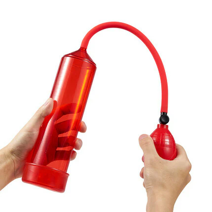 XPORNTOY-Red Penis Enlargement Pump 