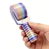 Diamond Art Roller Tools and Accessories for Rhinestone Embroidery with 10 Ridges Diamond Art Roller Straightener for Craft Lover Beginners (Purple Gradient)