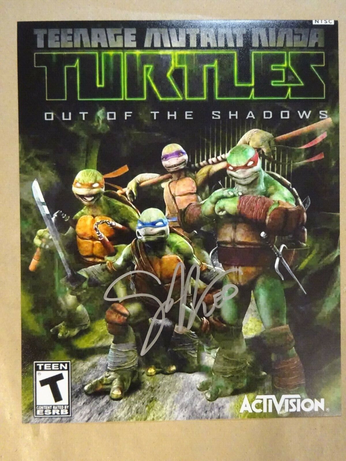 Autographed SCOTT WHYTE Signed 8x10 Photo Poster paintinggraph Ninja Turtles Game Voice Actor