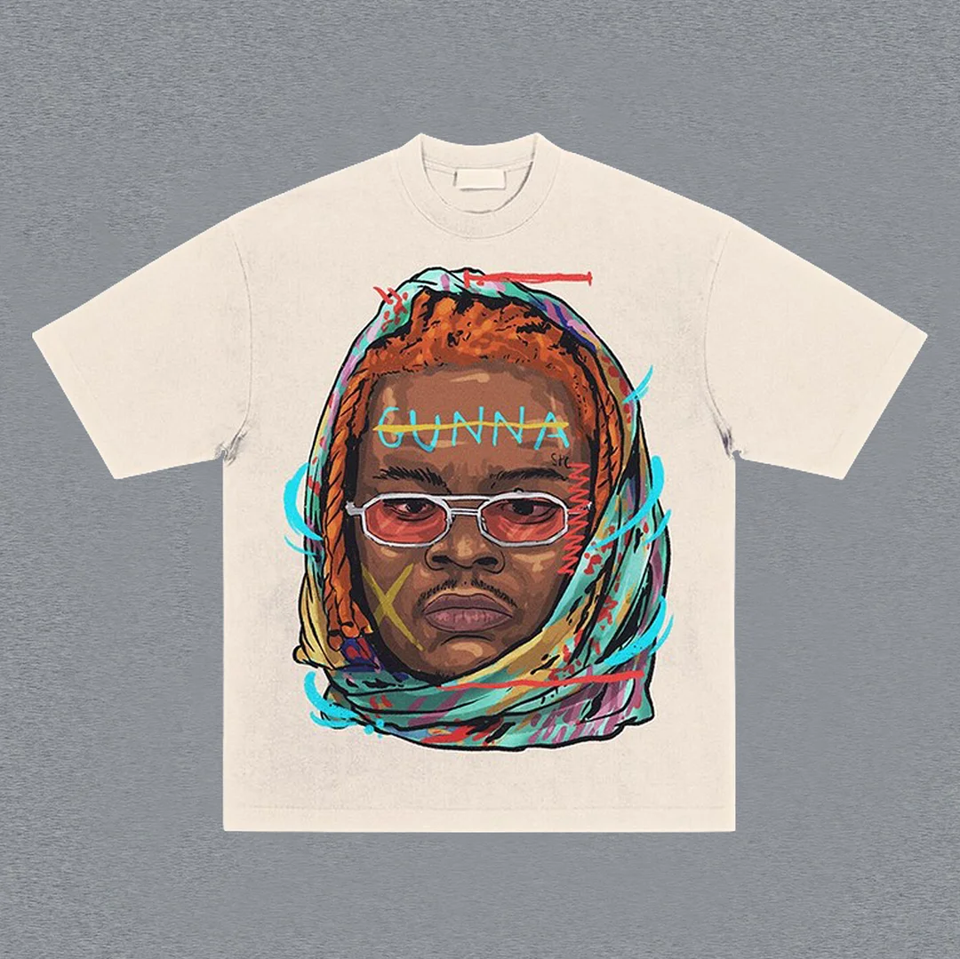 【Buy 5 Get 1 Free & Free Shipping】Fashionable personalized graphic loose T-shirt