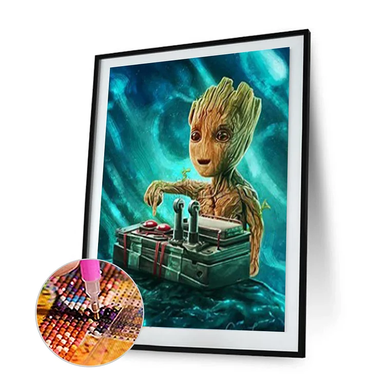 Groot (canvas) full round or square drill diamond painting
