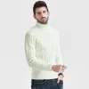 Versatile turtleneck fashionable men's pullover sweater