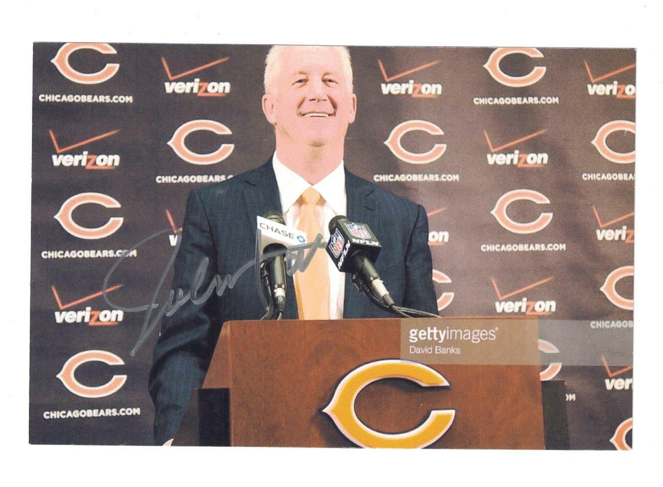 John Fox Signed Autographed 4x6 Photo Poster painting Chicago Bears Coach B