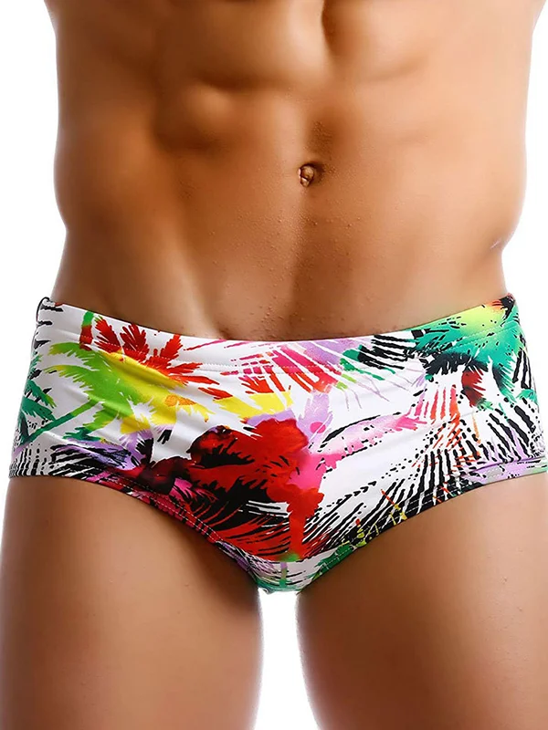 Tropical Coconut Tree Colourful Splash Ink Trunks