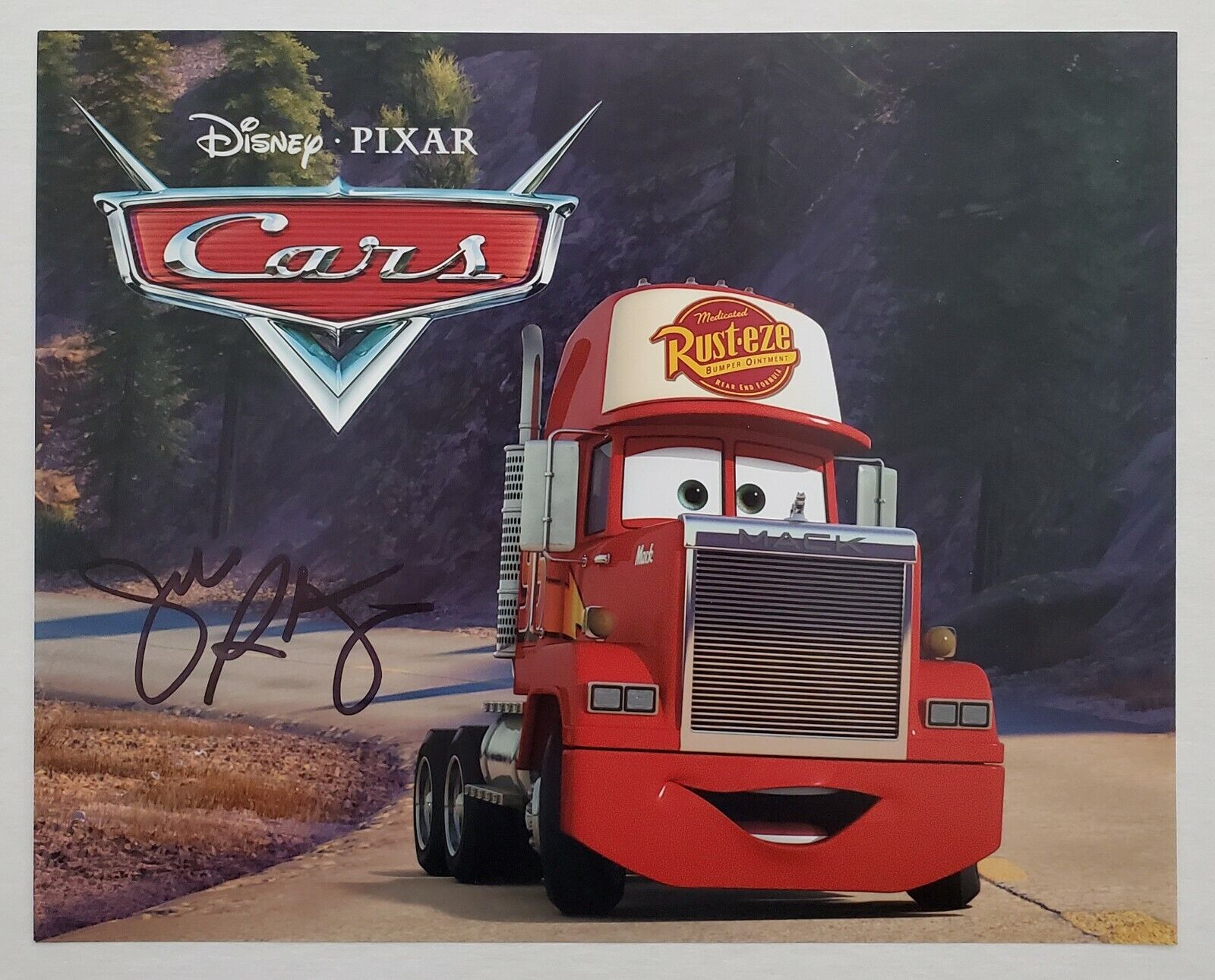 John Ratzenberger Signed Cars Mack 8x10 Photo Poster painting Actor Cheers Toy Story Pixar RAD