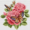 Butterfly - 9CT Partial Beaded Cross Stitch Kit(27x27cm)