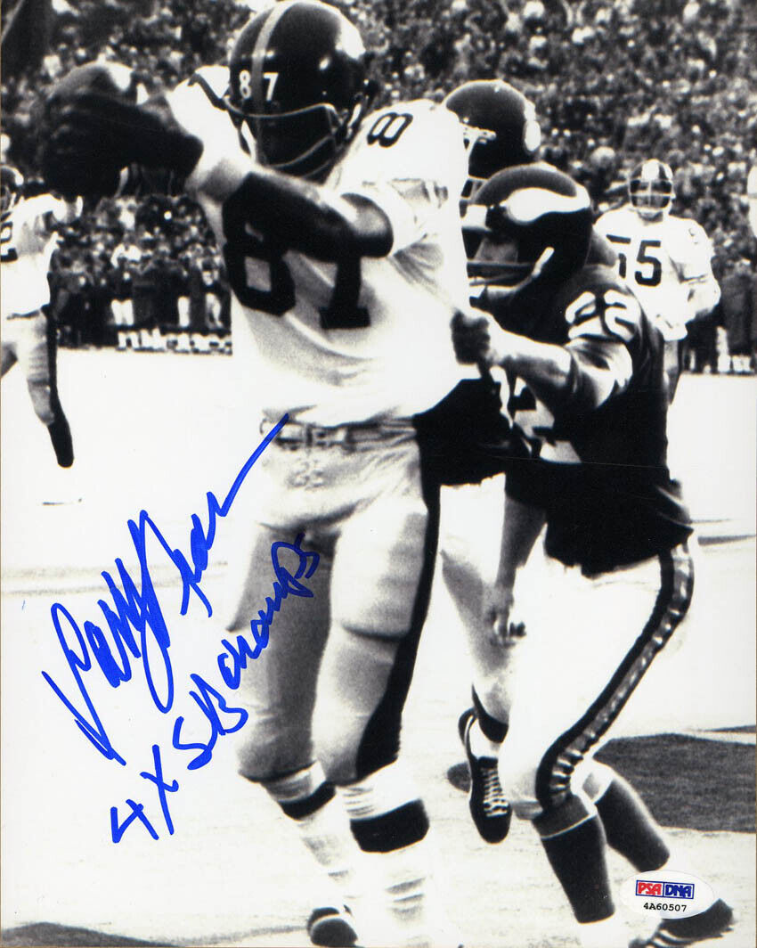 Larry Brown SIGNED 8x10 Photo Poster painting +INSC Pittsburg Steelers ITP PSA/DNA AUTOGRAPHED