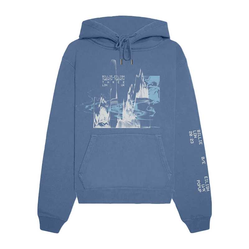 Billie eilish blue online hoodie