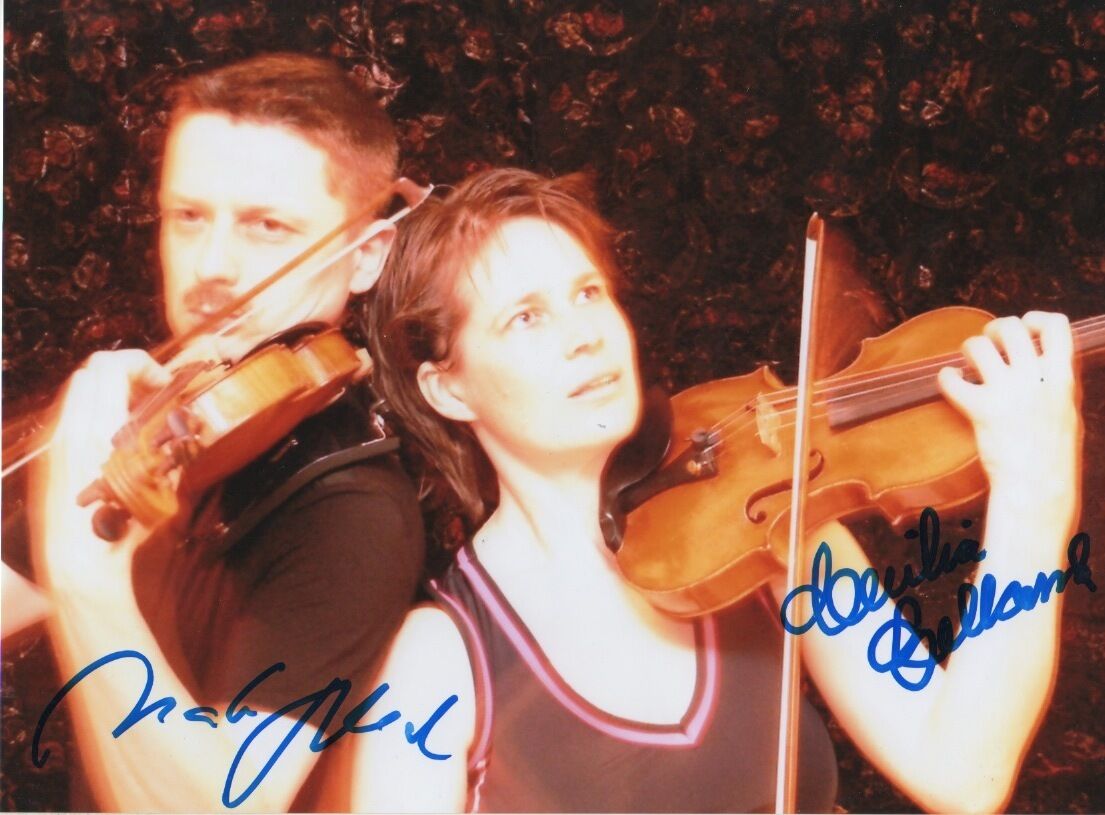 Gelland Duo signed 8x11 inch Photo Poster painting autographs