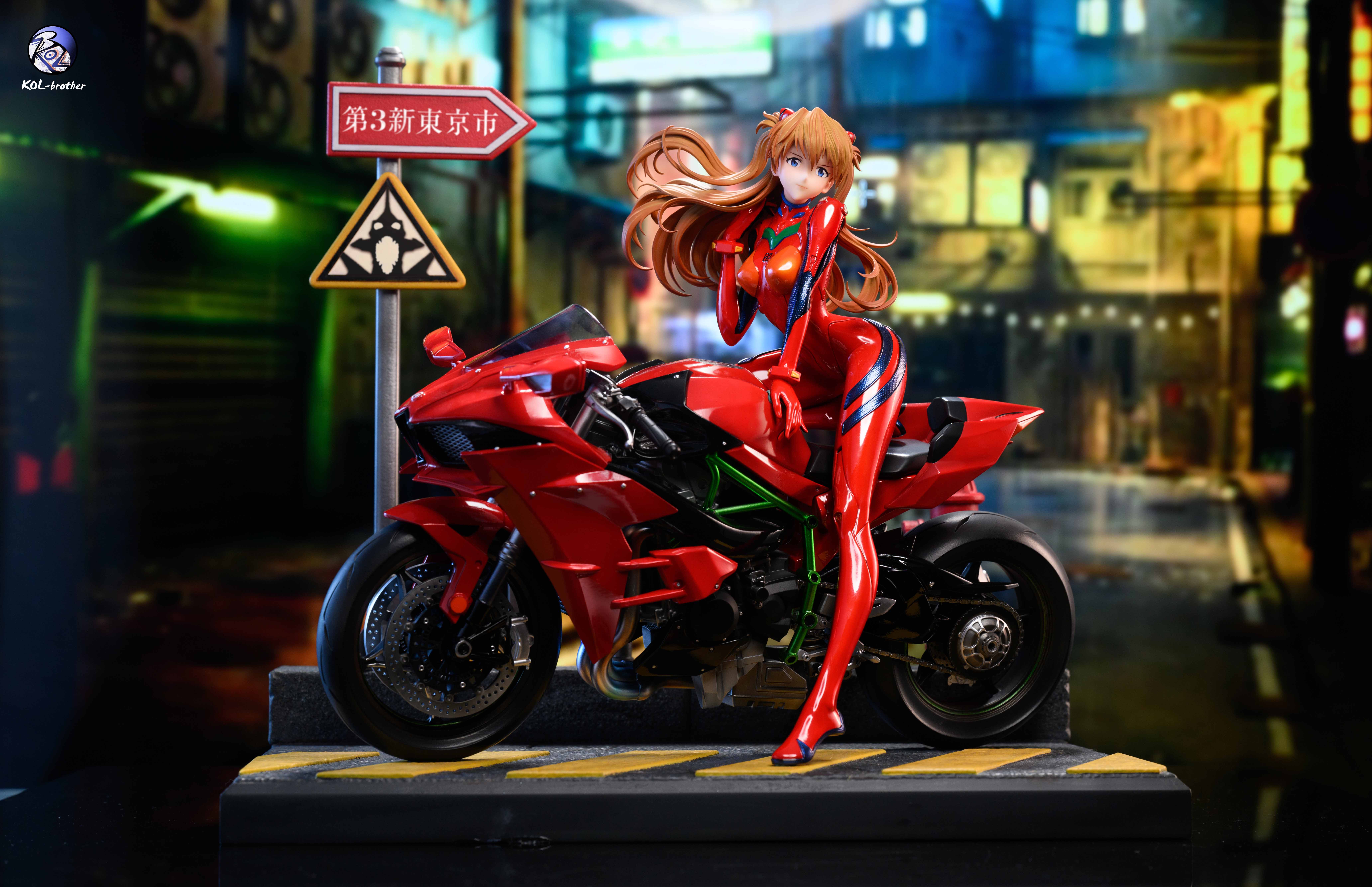 ハヤテベルKol-Studioアスカ KOL Studio - Neon Genesis Evangelion Motorcycle Asuka 1/6