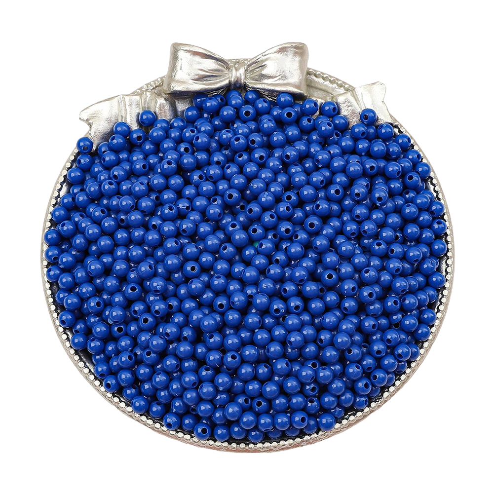1800Pcs 3mm Acrylic Beads Decorative Craft Beads Small Beads for DIY Crafts (18)