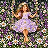 Flower Girl-Diamond Painting Pearl Art Kit(30X30cm)