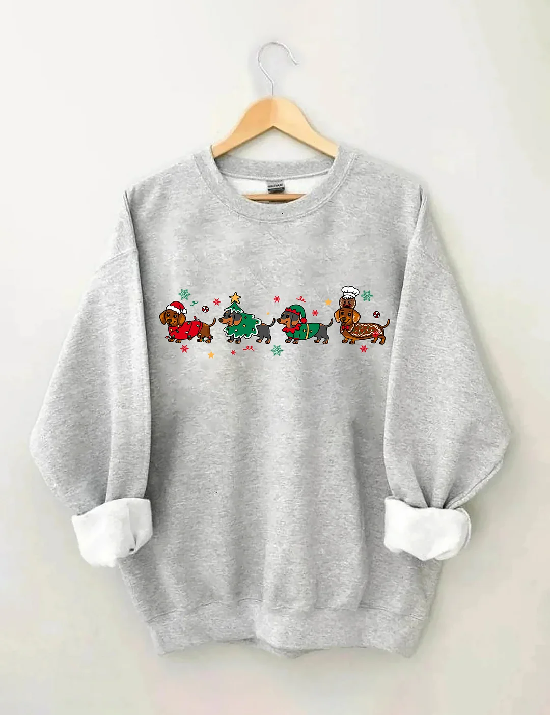 Funny Christmas Dachshund Dog Sweatshirt