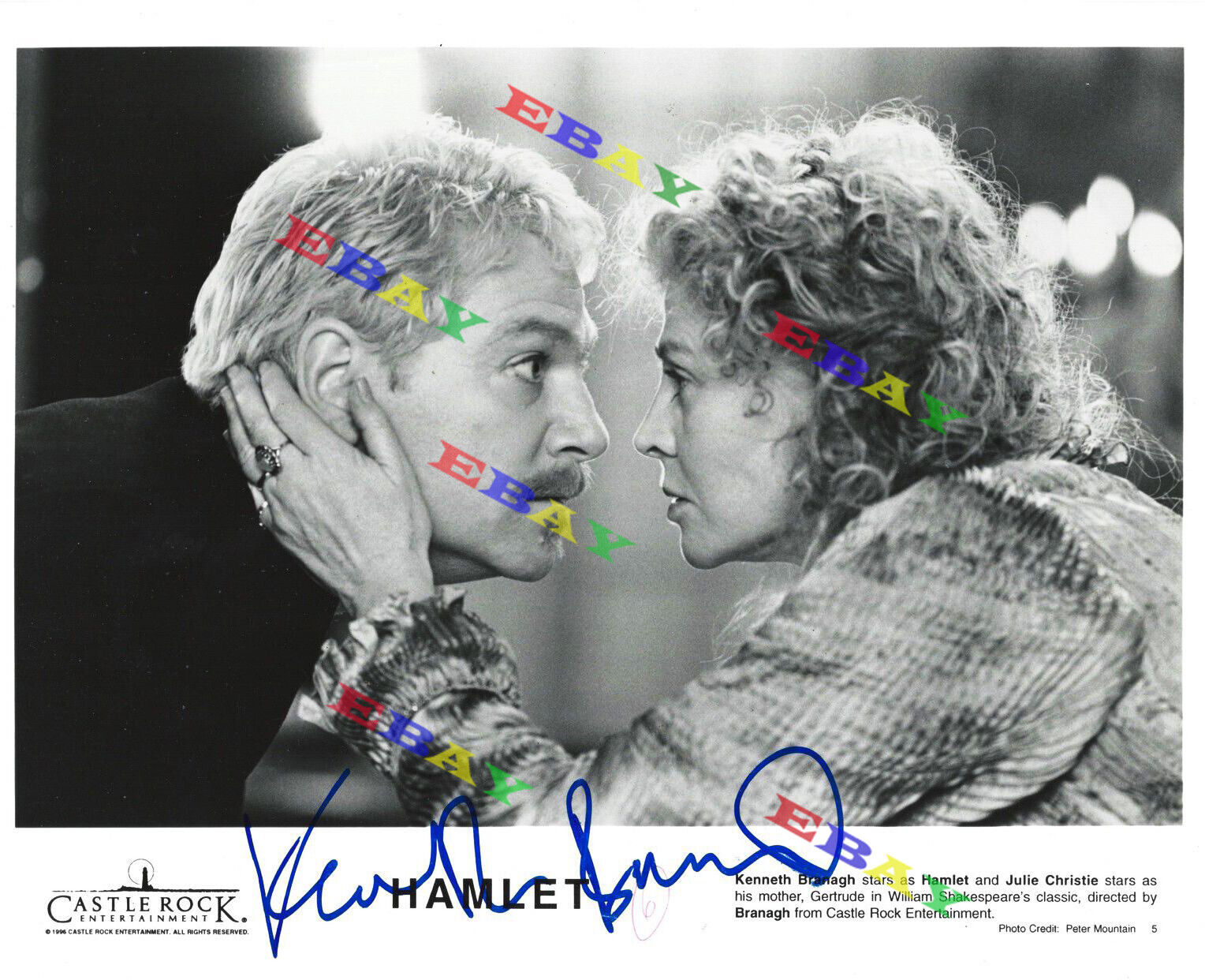 Kenneth Branagh Hamlet Autographed Signed 8x10 Photo Poster painting REPRINT