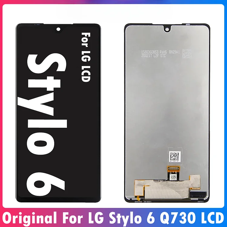 6.8'' Original For LG K71 LCD Display Touch Screen Sensor Panel Digitizer Assembly Q730 Lcd For LG Stylo 6 Screen With Frame