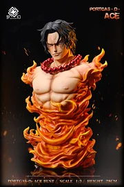 PRE-ORDER DREAM STUDIO - One Piece Portgas·D· Ace 1/3 BUST GK Statue