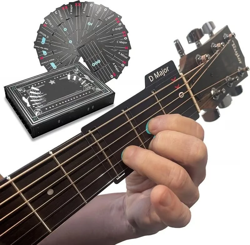 Learn Guitar in Minutes Deluxe Edition with Case Card Chords 