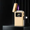 New Multifunctional Creative Personalized Metal Mobile Power USB Arc Windproof Lighter