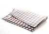 Japan Zakka Style Kitchen Accessories Brown Plaid Dining Table Placemats Tea Mug Dish Cup Drink Coasters Cotton Doilies Bar Mat