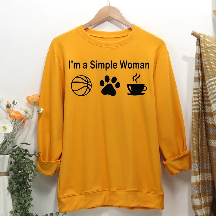 I am a shop simple woman sweatshirt