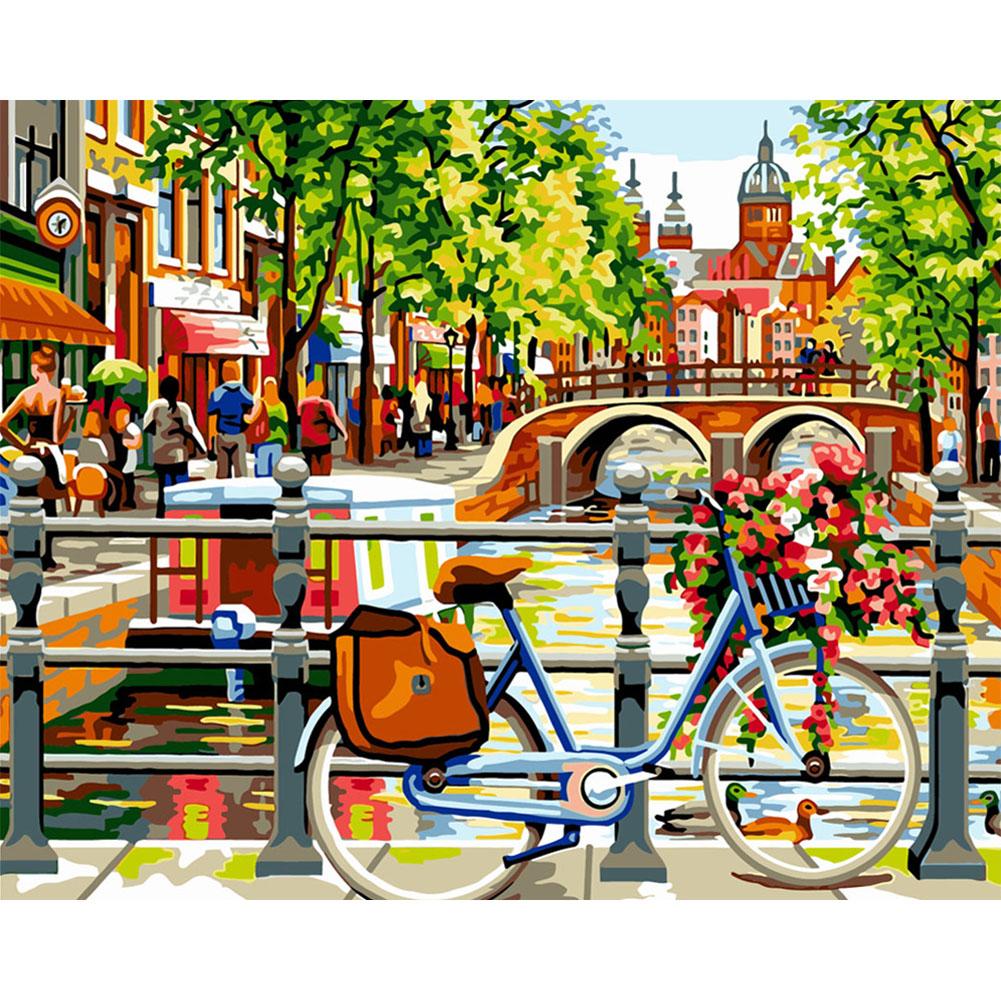 

40x50cm - Paint By Numbers Urban Scenery, 501 Original