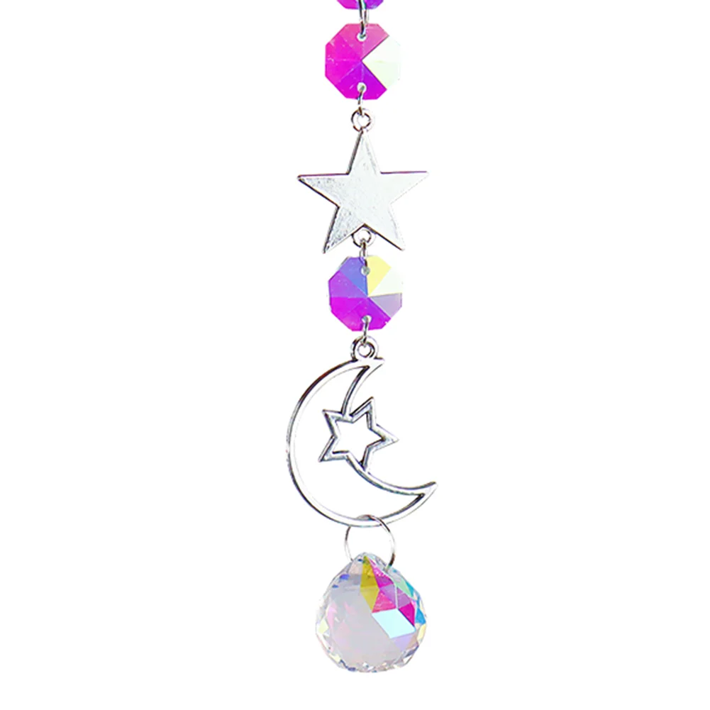 Crystal Wind Chime Ornament Garden Window Hanging Light Catching Pendant