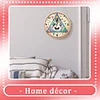 2Pcs DIY Diamond Painting Ornament with Clock Function Home Decor Art Craft