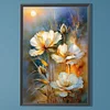 Diamond Painting-DIY Full Round Drill Orange Flowers(40*60 CM)