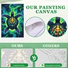 (US Only)Paint By Numbers Kit On Canvas DIY Oil Art Sea Turtles Picture Home Decor40x60cm