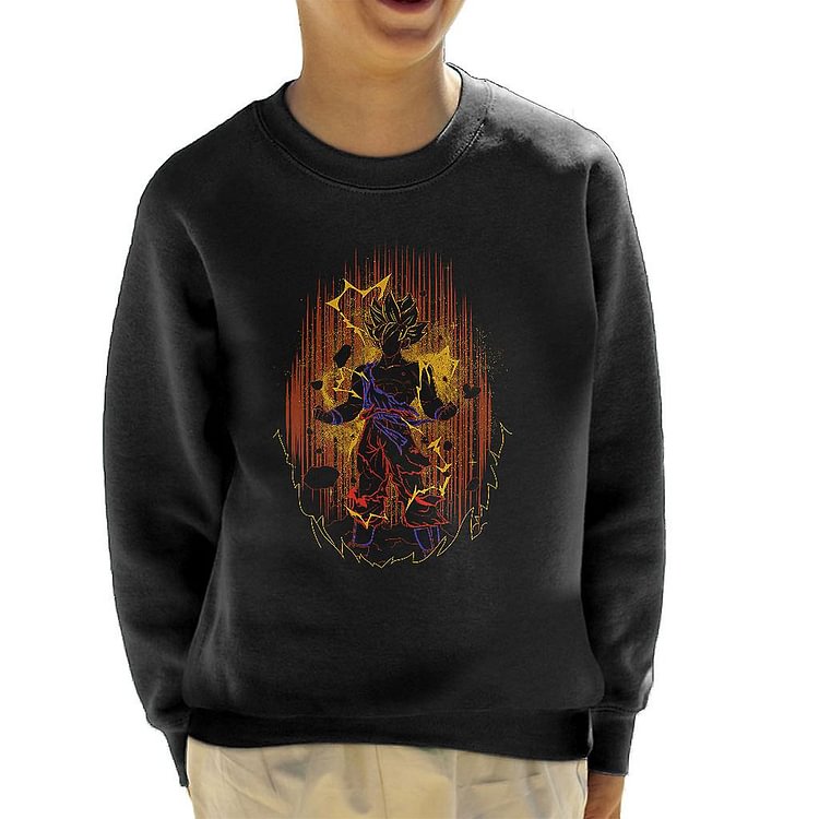 Dragon Ball Z Goku Shadow Kid's Sweatshirt