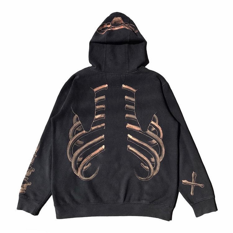 location art print hoodie