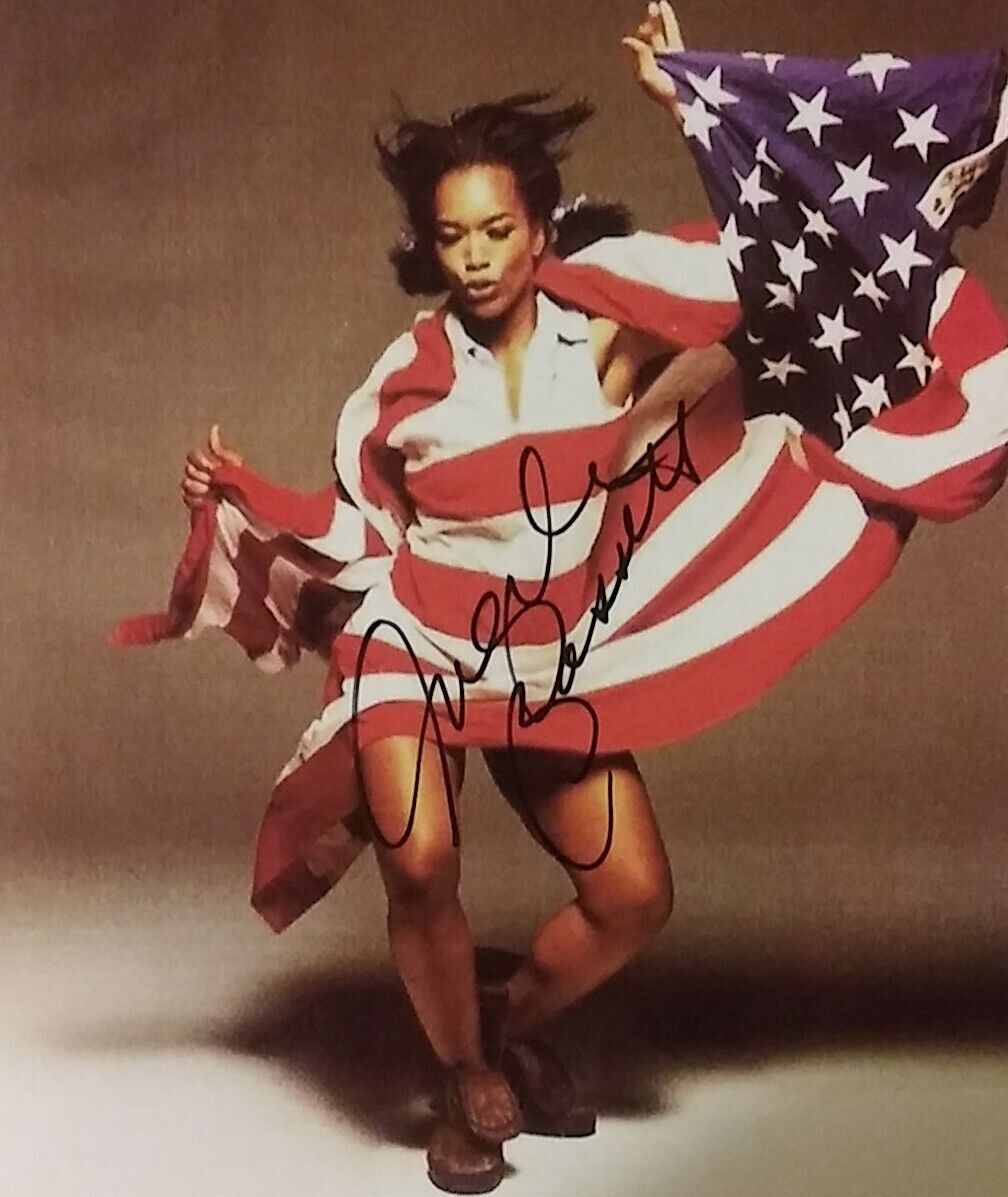 Angela Bassett signed 8 x 10