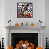 Diamond Painting - Partial Special Shaped Drill - Halloween Skeleton(Canvas|30*30cm)