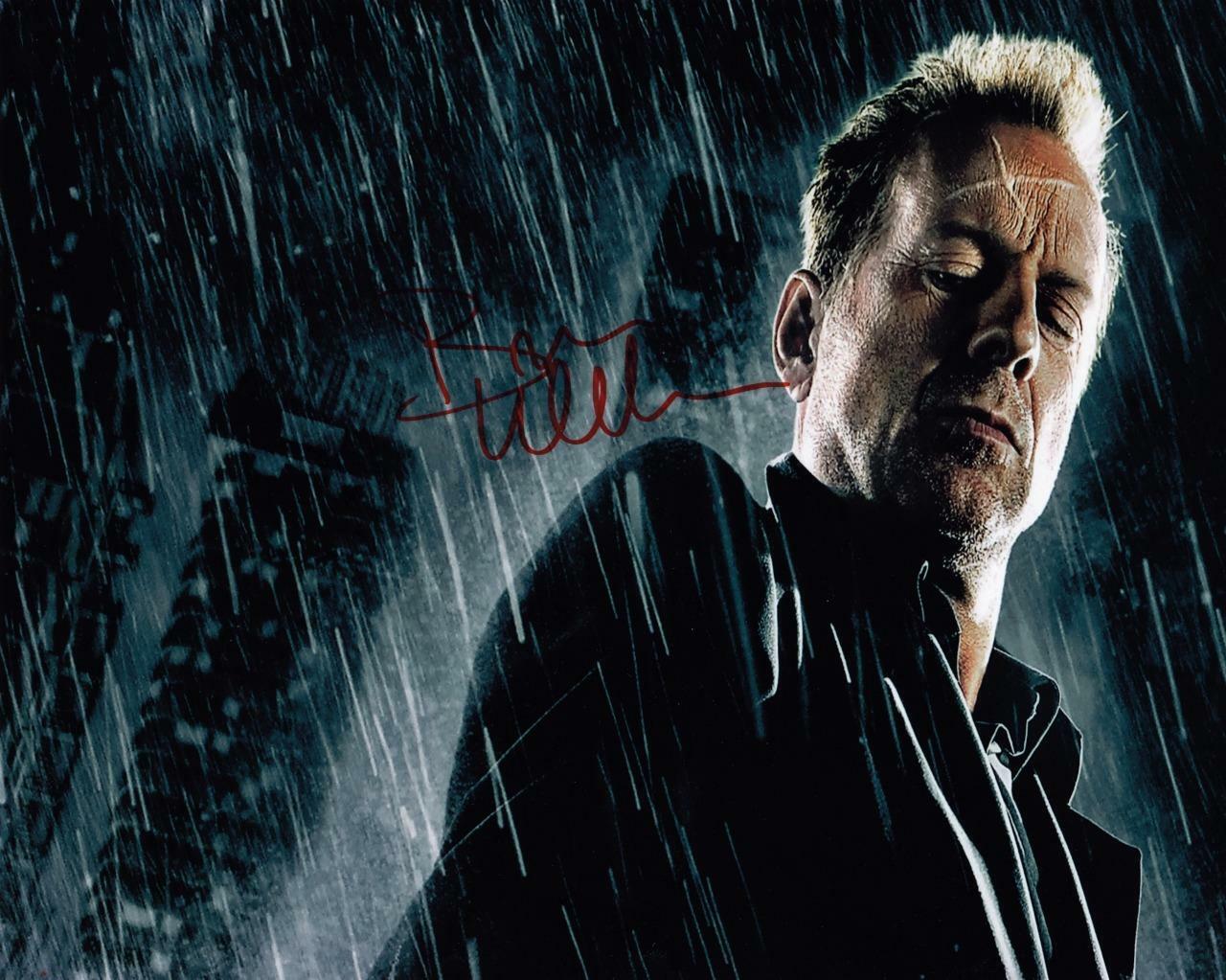 Bruce Willis Sin City SIGNED AUTOGRAPHED 10 X 8