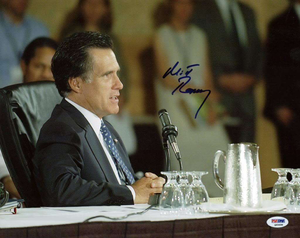 Mitt Romney Signed Authentic 11X14 Photo Poster painting Autographed PSA/DNA #Q45698