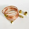 72 Inch Oil Pressure Line Gauge Kit Copper Set of Copper Tube and Threaded Parts