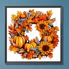 Diamond Painting-DIY Full Round Drill Pumpkin Wreath