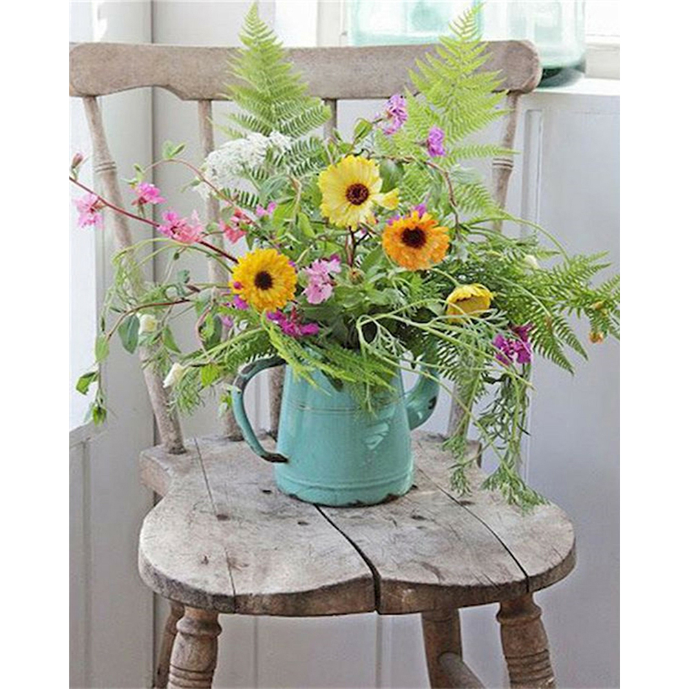 

Bouquet on Chair - Square Drill Diamond Painting - 50*60CM, 04, 501 Original