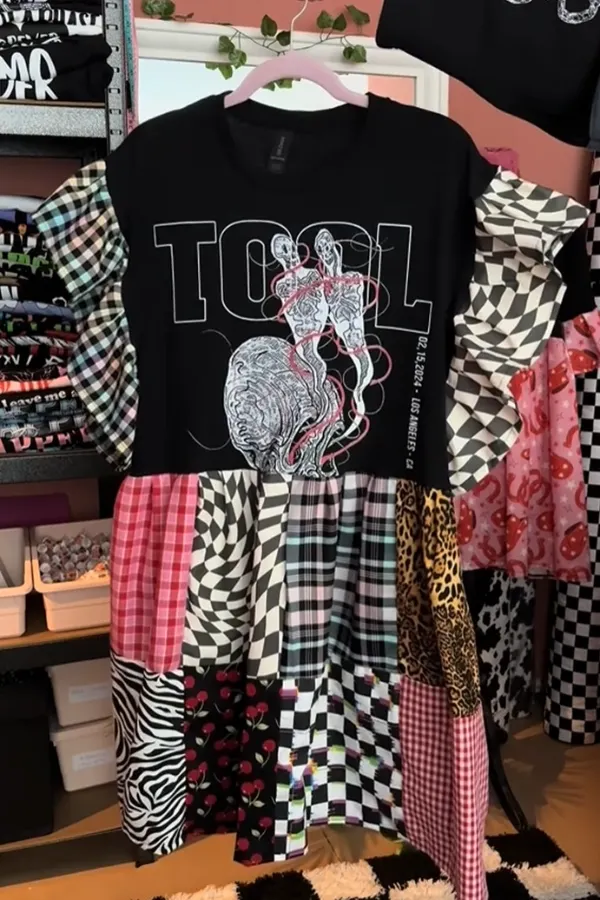Tool Print Upcycled Tee