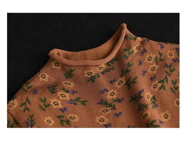 Chicfifth Sweater Women Winter Long Sleeve High Quality Autumn Vintage Top Knitted Cardigan