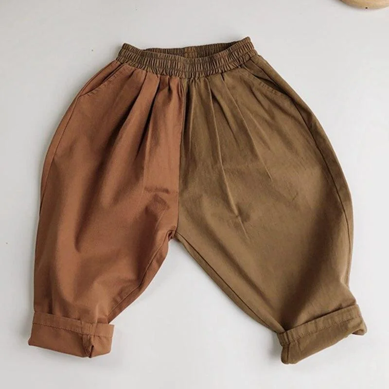 Spring Autumn Kids Baby Boys Girls Loose Pants Children's Clothing Joint Turnip Pants Casual Pant Baby Boys Girls Children Pants