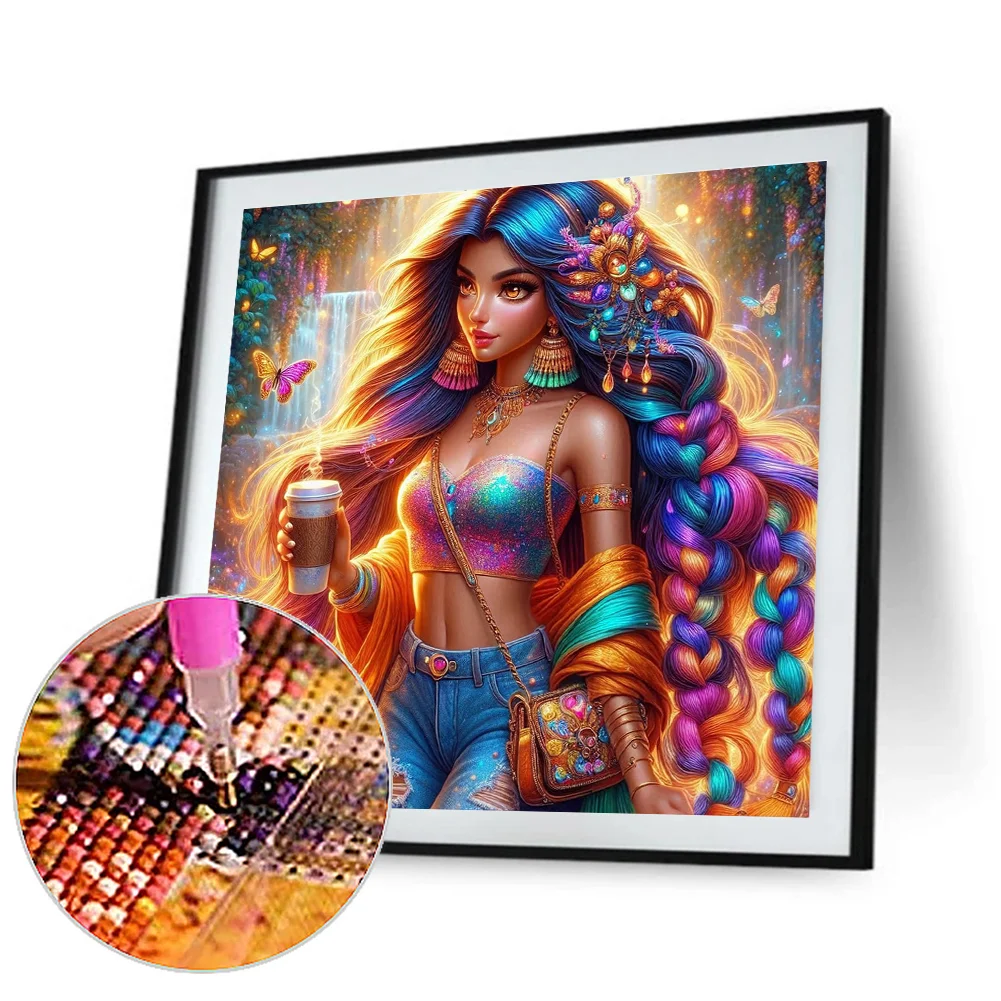 Diamond Painting - Full Round Drill - Beauty(Canvas|40*40cm)