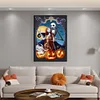 Halloween Jack And Sally-11CT Stamped Cross Stitch 40*60cm/15.75*23.62in(Big Size)