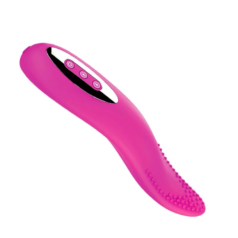 Tongue Licking G-spot Vibrator Vaginal Clitoral Stimulator Dildo Rosetoy Official