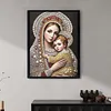 Virgin Mary Special Shaped 5D DIY Partial Drill Diamond Pearl Painting Kit for Adults Beginners Home Decor Pearl Diamond Dots Gem Art Craft Pearl Diamond Dots Painting 11.81x15.75inch