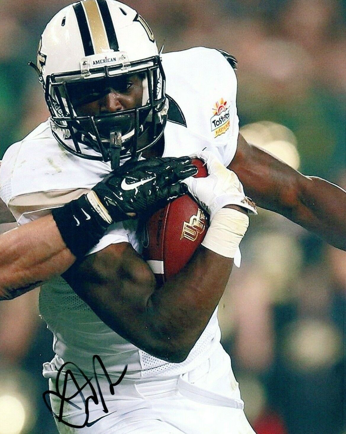 Storm Johnson UCF Knights Signed 8x10 Photo Poster painting Autographed COA 8