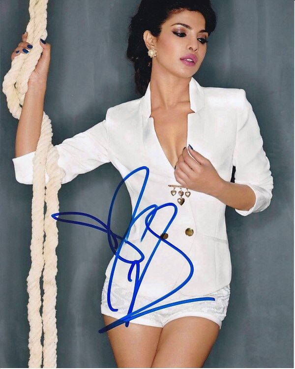 PRIYANKA CHOPRA Signed Autographed Photo Poster painting